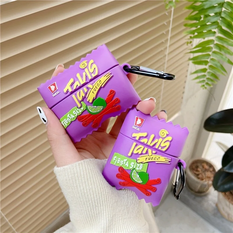 Cute Takis Design Soft Earphone Protection Case for Apple Airpods 1/2/Pro/3 - Keep Your Airpods Safe & Stylish!