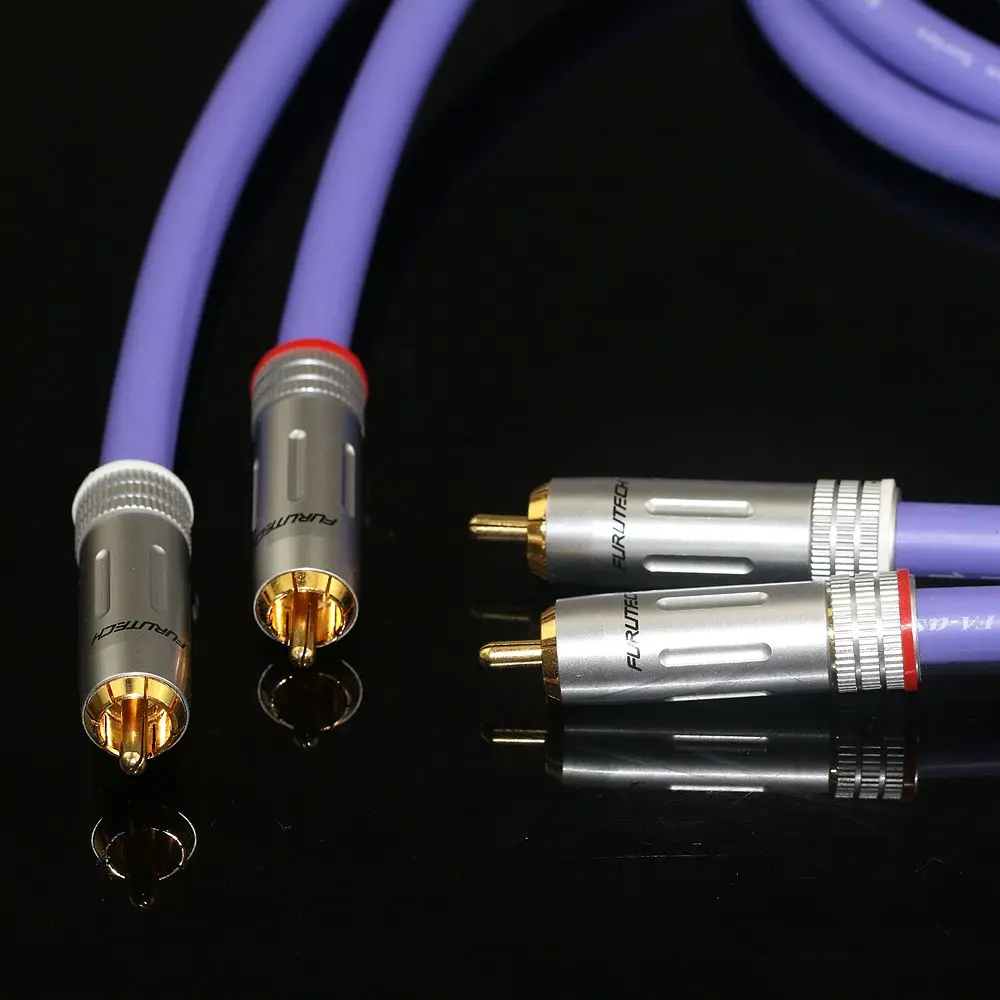 FURUTECH FA- α S22 single crystal copper flagship audio line signal line RCA two to two audio amplifier connection