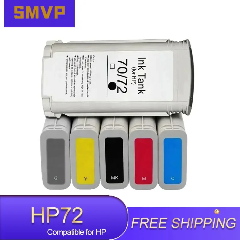 

C9403A C9370A C9371A C9372A C9374 Ink Cartridge For HP72 for HP Designjet T1110 T1120 T1200 T1300 T2300 T610 T770 T790 T795