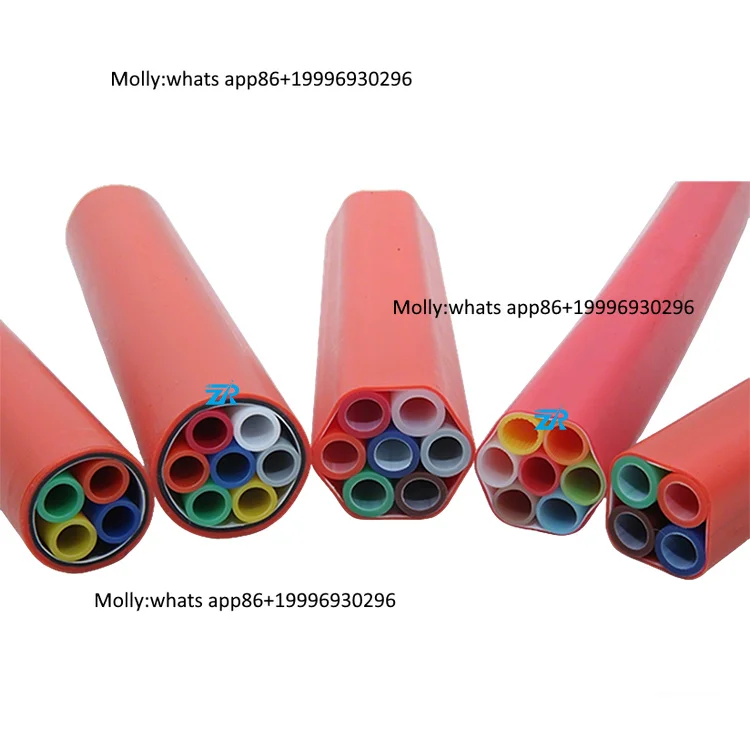 

16/12mm Microduct Conduit Direct Buried HDPE Tube Bundle Microduct Fiber Installation 7 Ways Used for FTTH Network