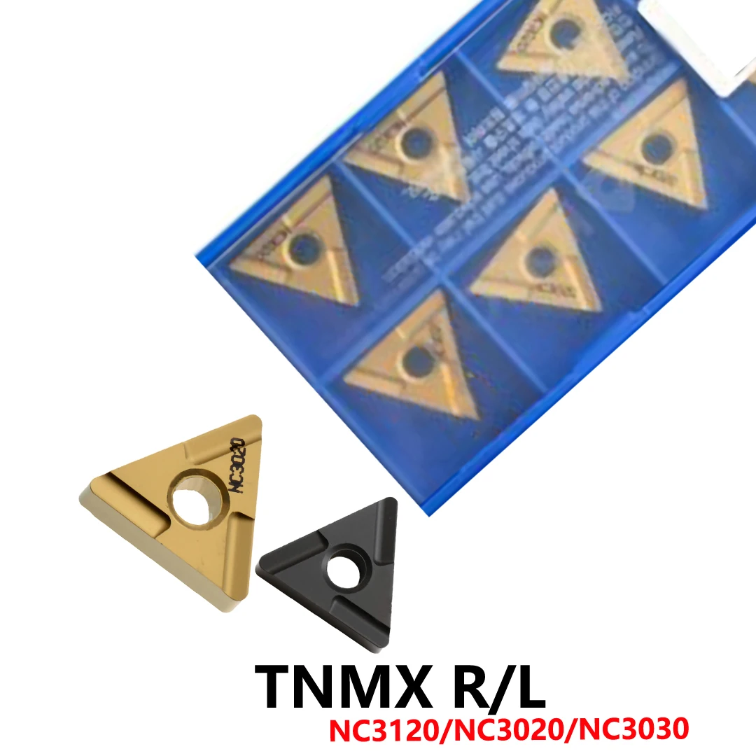 

Оригинальные TNMX TNMX160404 TNMX160408 TNMX160404L TNMX160404R TNMX160408R TNMX160408L NC3120 NC3020 NC30 Твердосплавные вставки Инструменты