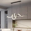 Anillo de luces led para decoración del hogar, lámparas colgantes modernas para sala de estar, comedor, iluminación interior 1