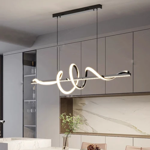 Anillo de luces led para decoración del hogar, lámparas colgantes modernas para sala de estar, comedor, iluminación interior