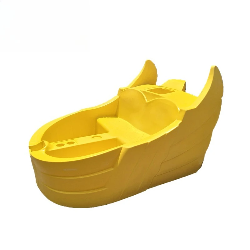 Rotomolded chassis shell processing, bumper car motorcycle shell