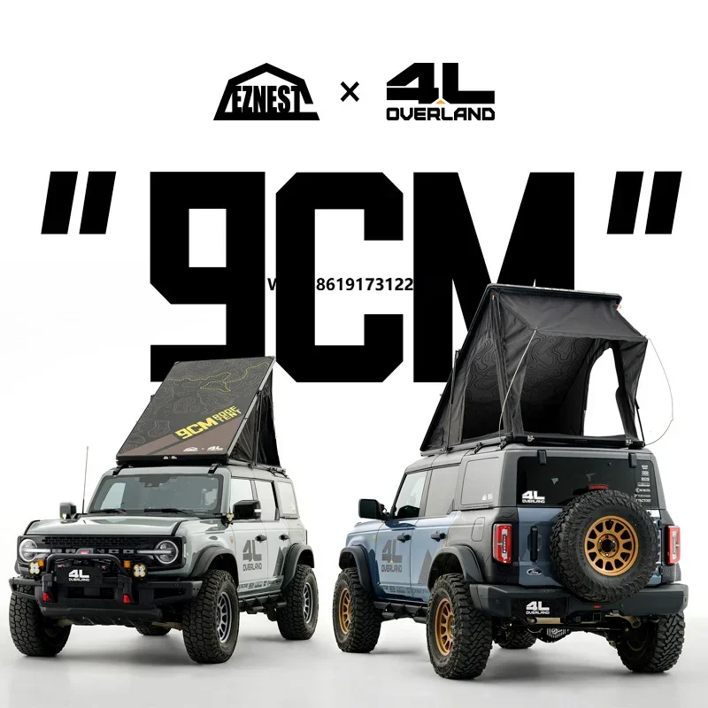 9cm Roof Tent Anti-condensation Off-road Vehicle Triangle Hardtop Lightweight Roof Tent