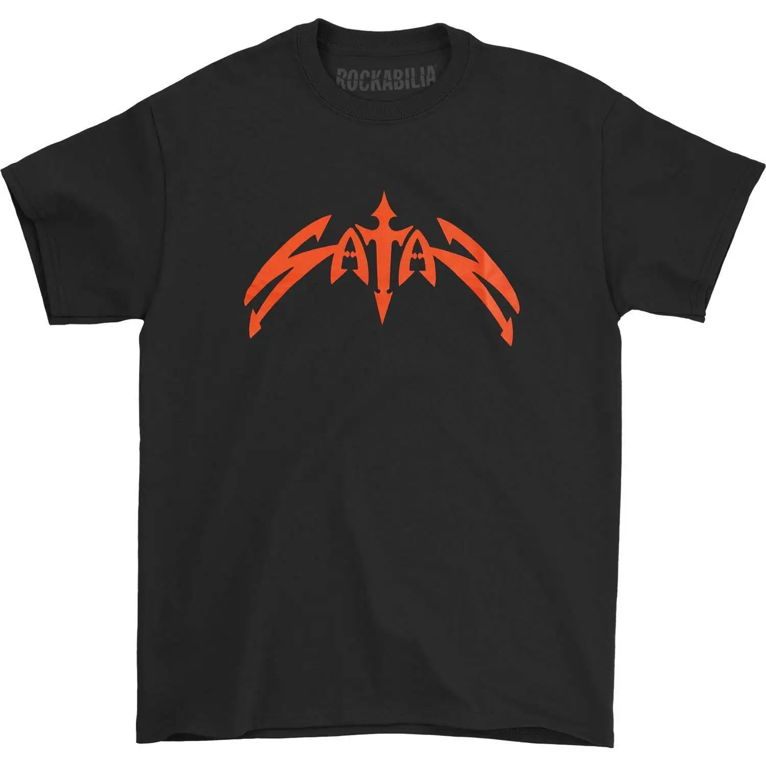 Men's Satan Classic Logo Tee T-shirt Small Black