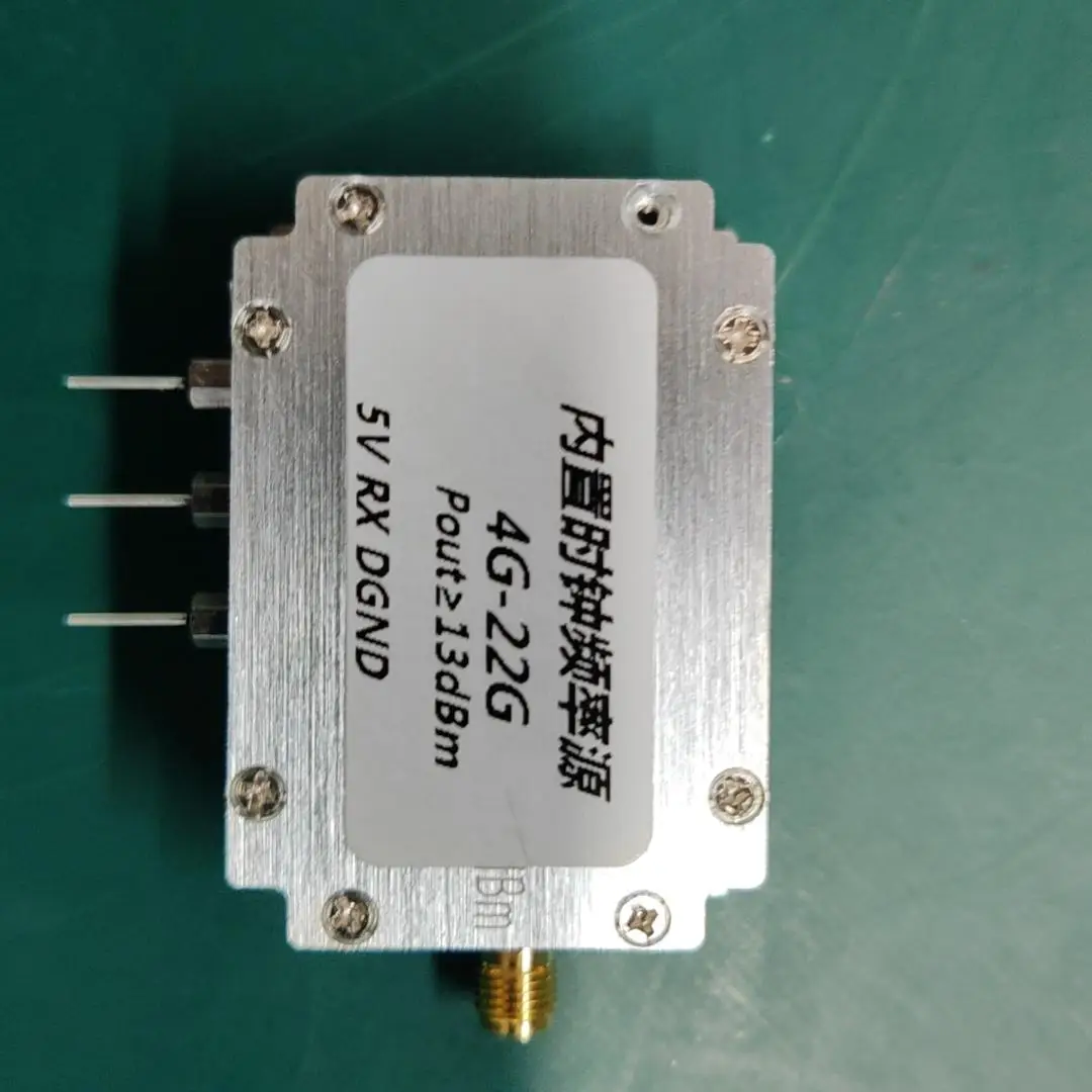 

Frequency Source, Signal Source, Sweep Frequency Source, Output Frequency 4-22G 13dBm, Small Size, Built-in Clock