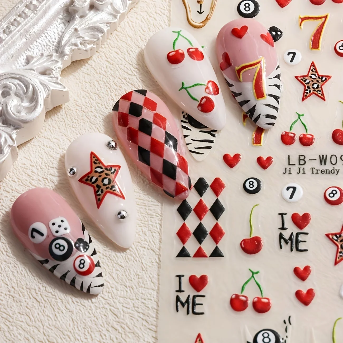 Adesivos de Unha da Moda 2026: - Nail Art Zebra avaliação e preço