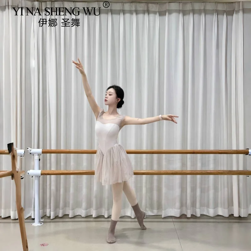 تنورة الباليه الفاخرة الكبار سليم صالح تنورة قصيرة المرأة بلا أكمام شبكة الربط فستان المهنية مرحلة أزياء مسرحية