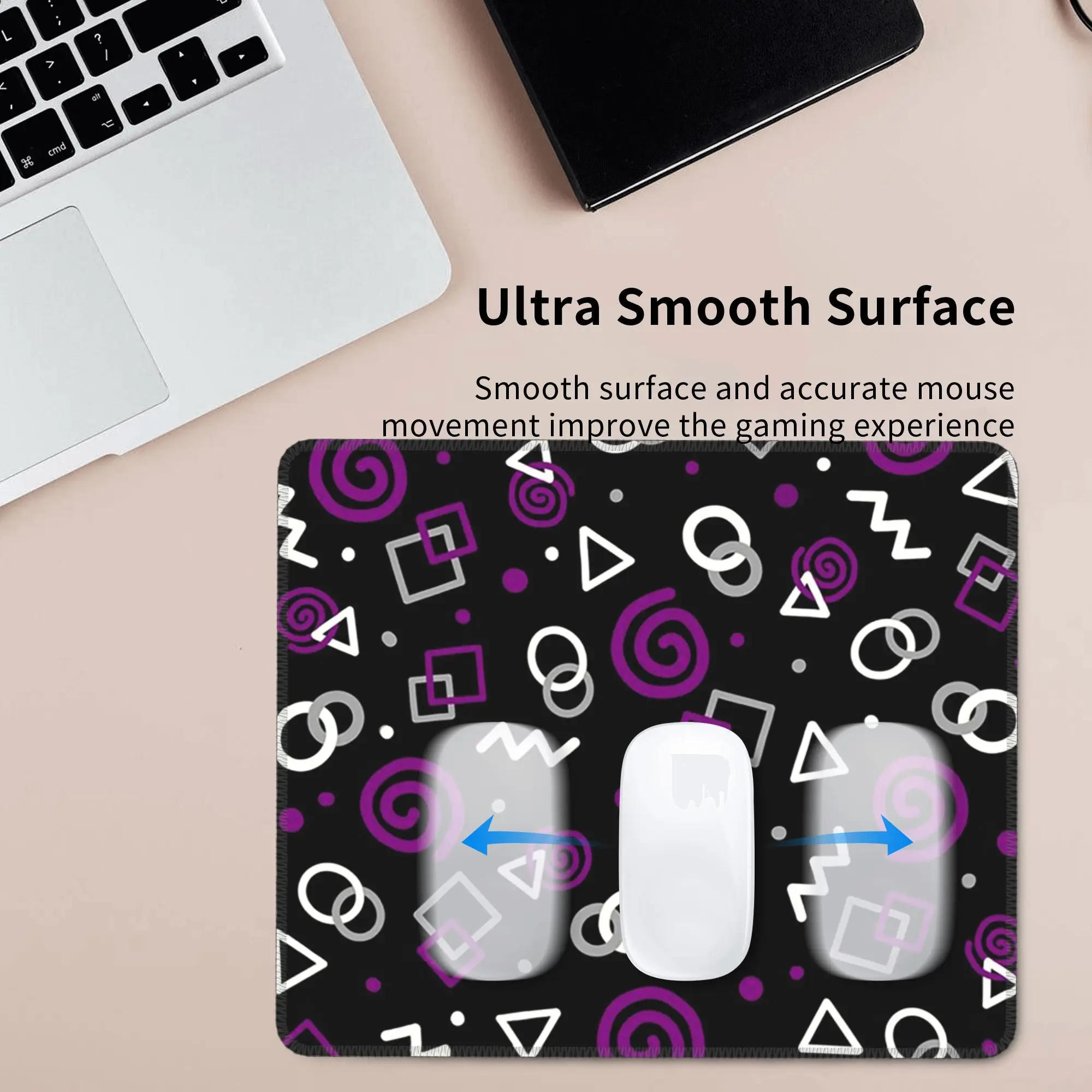 Alfombra Arcade asessual, alfombrilla de ratón con diseño, teclado de ordenador, alfombrilla para ratón, Gamer, PC, portátil, escritorio, accesorios de oficina, alfombrillas de mesa