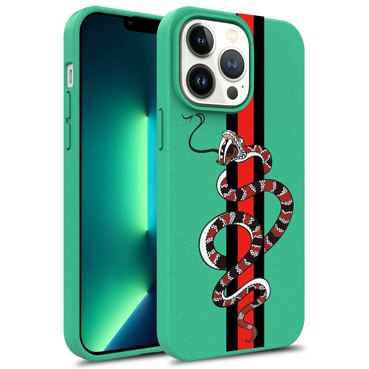 Classic street snake line Custodia morbida per iPhone degrade Cover per telefono liquido 16 15 14 13 12 11 Pro Mini 7 8 Se Plus Xr Xs funda