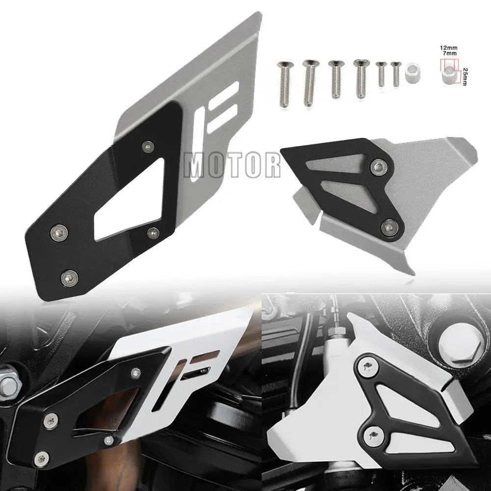 

2013 2014 2015 2016 2017 2018 2019 Left Heel guard protector Guard Rear Foot Brake Lever Pedal Cover For BMW F800GS Adventure