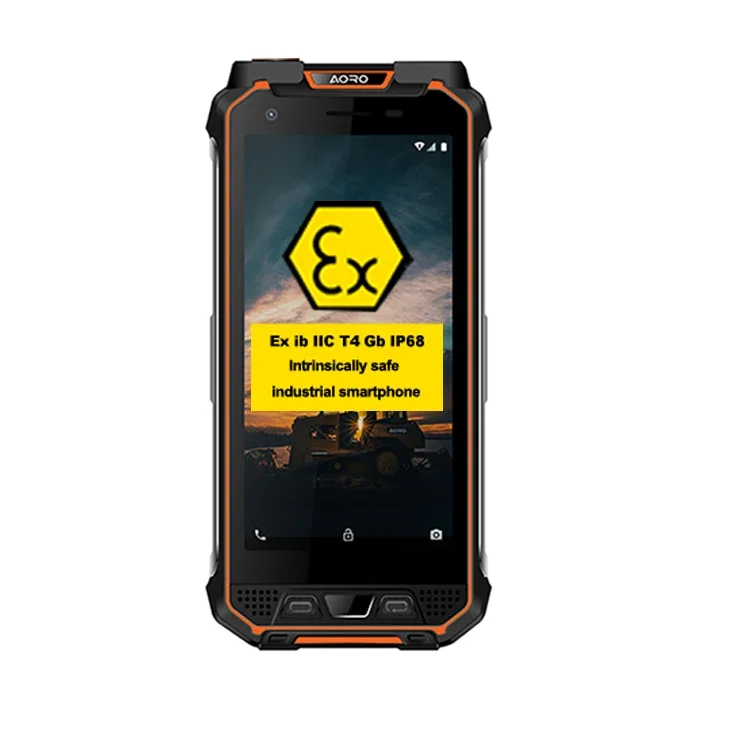 วิทยุสื่อสารแบบมือถือ Intrinsically Safe มาตรฐาน IP68 กันน้ำ รองรับ RFID VHF DMR ระบบ Atex Android ป้องกันการระเบิด ใช้แอป Zello โทรศัพท์ 4G แข็งแรงทนทาน