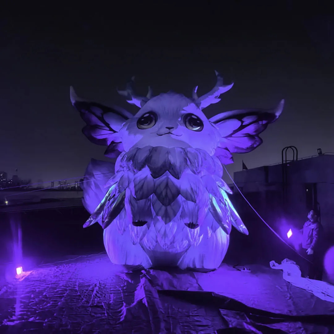 Giant Inflatable Mythological Fairy Animal 3D Animated Creative Model Outdoor Concert Theme Event Advertising Decoration Props