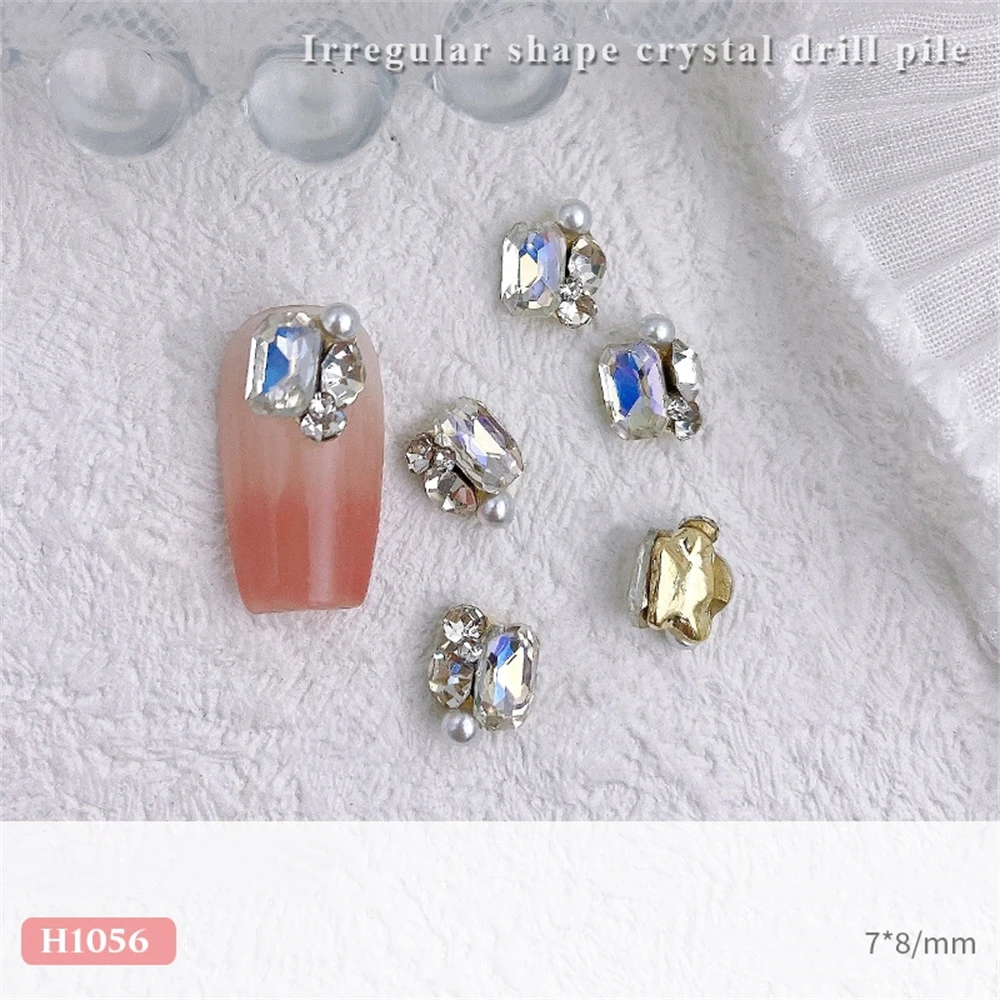Taladro de cristal único, taladro de uñas Popular, manicura, taladro de mariposa de moda, joyería de cristal de uñas, diamantes de imitación, debe haber