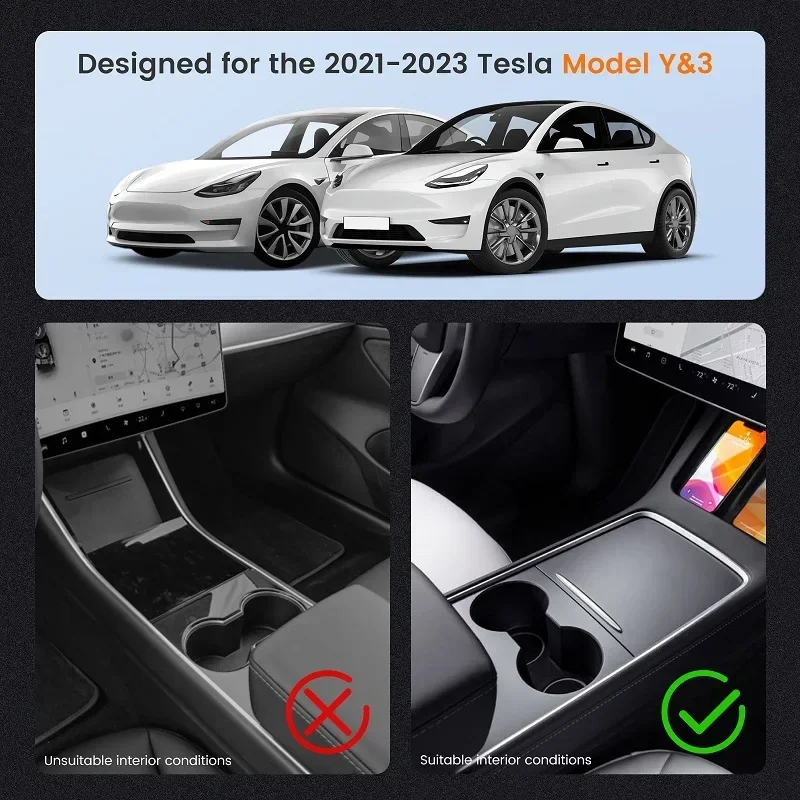 Car USB Shunt HUB for Tesla Model 3 Y 2021 2022 2023 TSL Multi-port Type-C Intelligent Docking Station Adapter 27W Fast Charging
