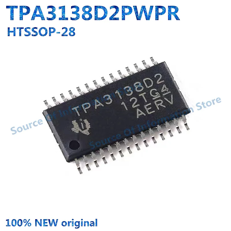 10Pcs TPA3138D2PWPR HTSSOP-28 Mono Class-D Audio Amplifier IC Chip