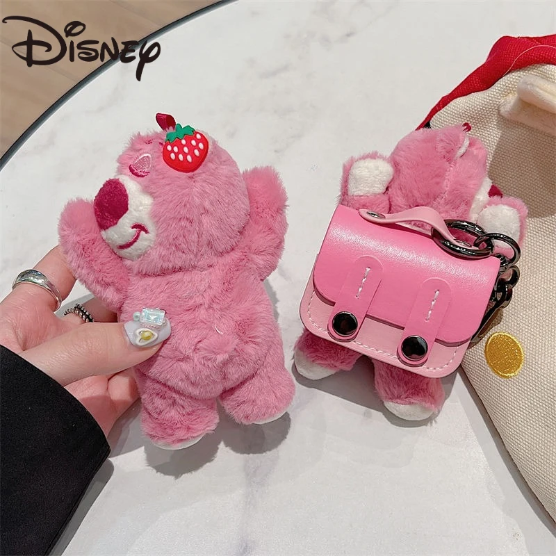 

Disney Lotso AirPods Plush Earphone Case Kawaii Cartoon Anime Accessory Suitable for AirPods 1/2/3/4 Earphone Protective Cover