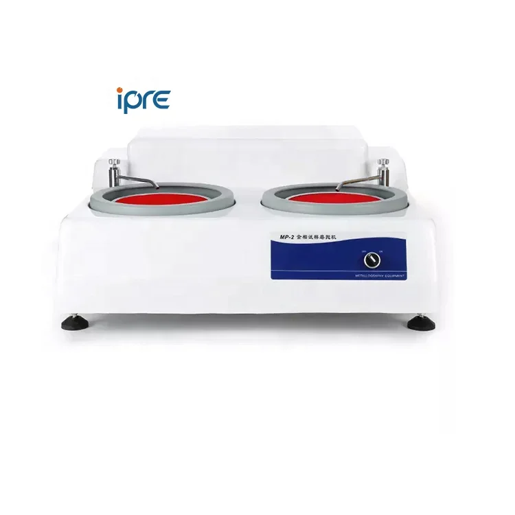 IPRE Double Disc MP-2 Gold Phase Sample Grinding Machine  Metallography Polishing Machine Wafer Polisher Grinder