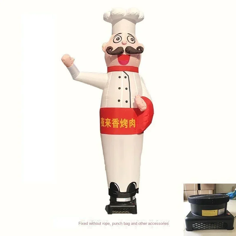 

3M Advertising Inflatable Chef Sky Dancer Lights Dancing Balloons Dolls Arches Tube Man Decoration shake hands custom text