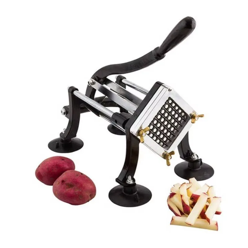 Kitchen Chopper French Fry Cutter Hot Selling Manual Vegetable Cutter for Potato Chips French Fries Fresh Vegetables