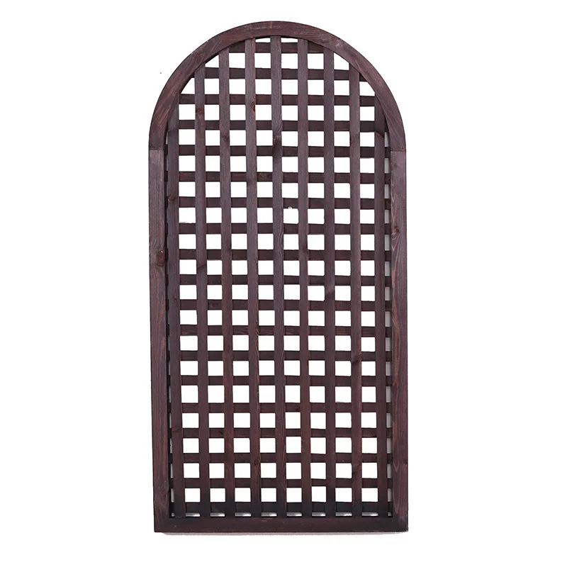 

Preservative wood grid Garden fence White fence Outdoor climbing rattan Solid wood fence Partition courtyard decorative guardrai
