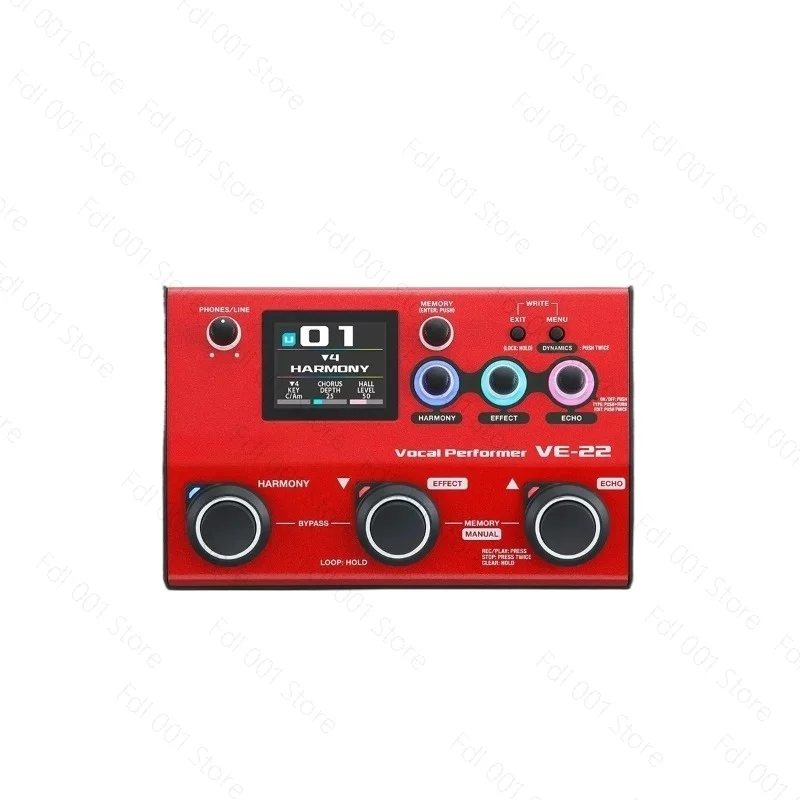 VE Series Vocal Effects Processor Folk Guitar Singing Loop Harmony Audio Stomp Pedal