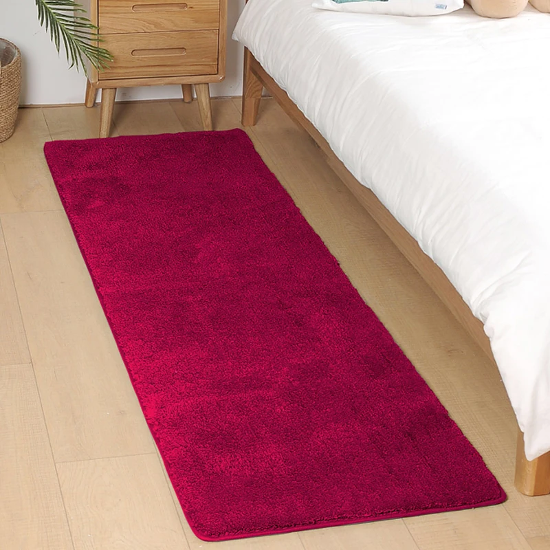 

Soft Fluffy Not-Slip Bath Mat Plush Shag Bedside Not Shedding Rug Comfy Thick Washable Rugs for Bedroom Living Room