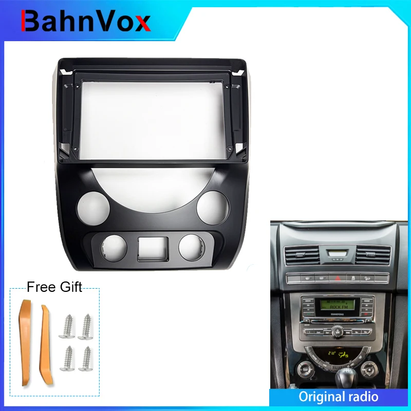 10 inch Android Car Radio frame for SsangYong Rexton Y290 III 3 2012 - 2017 2din Stereo GPS Fascia bezel Panel Adapter wire