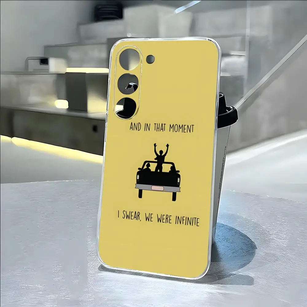 The Perks Of Being A Wallflower Phone Case For Samsung A16 A26 A36 A56 A35 A55 A14 A34 A54 A13 A23 A53 Transparent Drop Cover