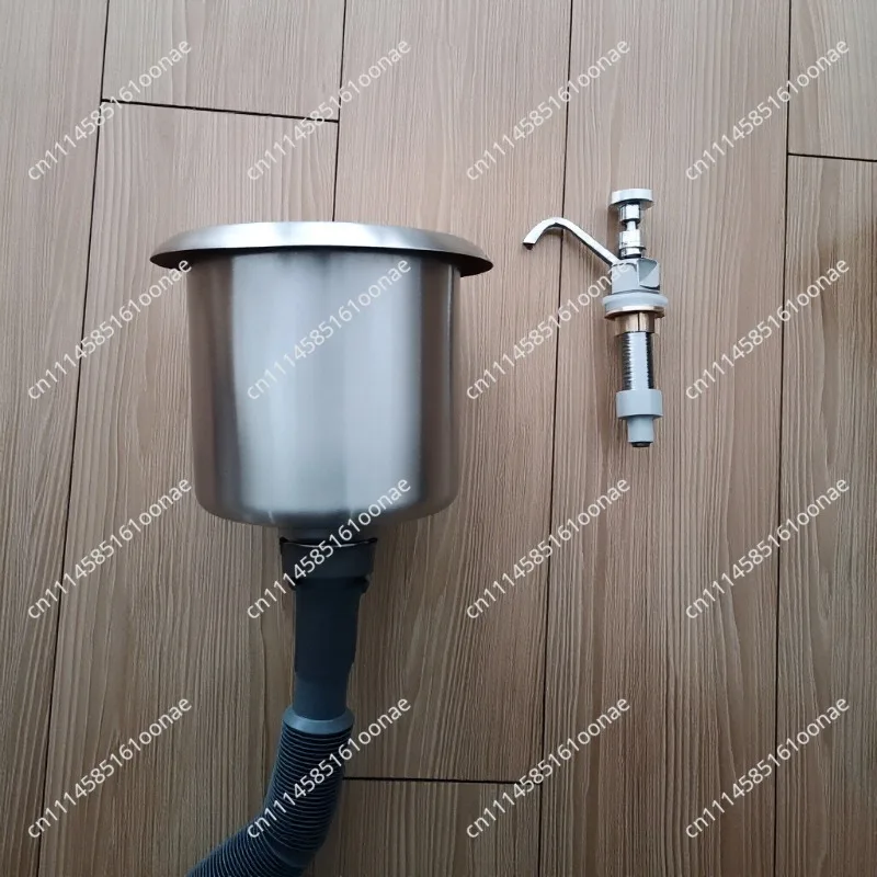 Coffee Shop Accessories Washing Tools Stainless Steel Soaker Faucet Cleaning Coffee Ice Cream Spoon