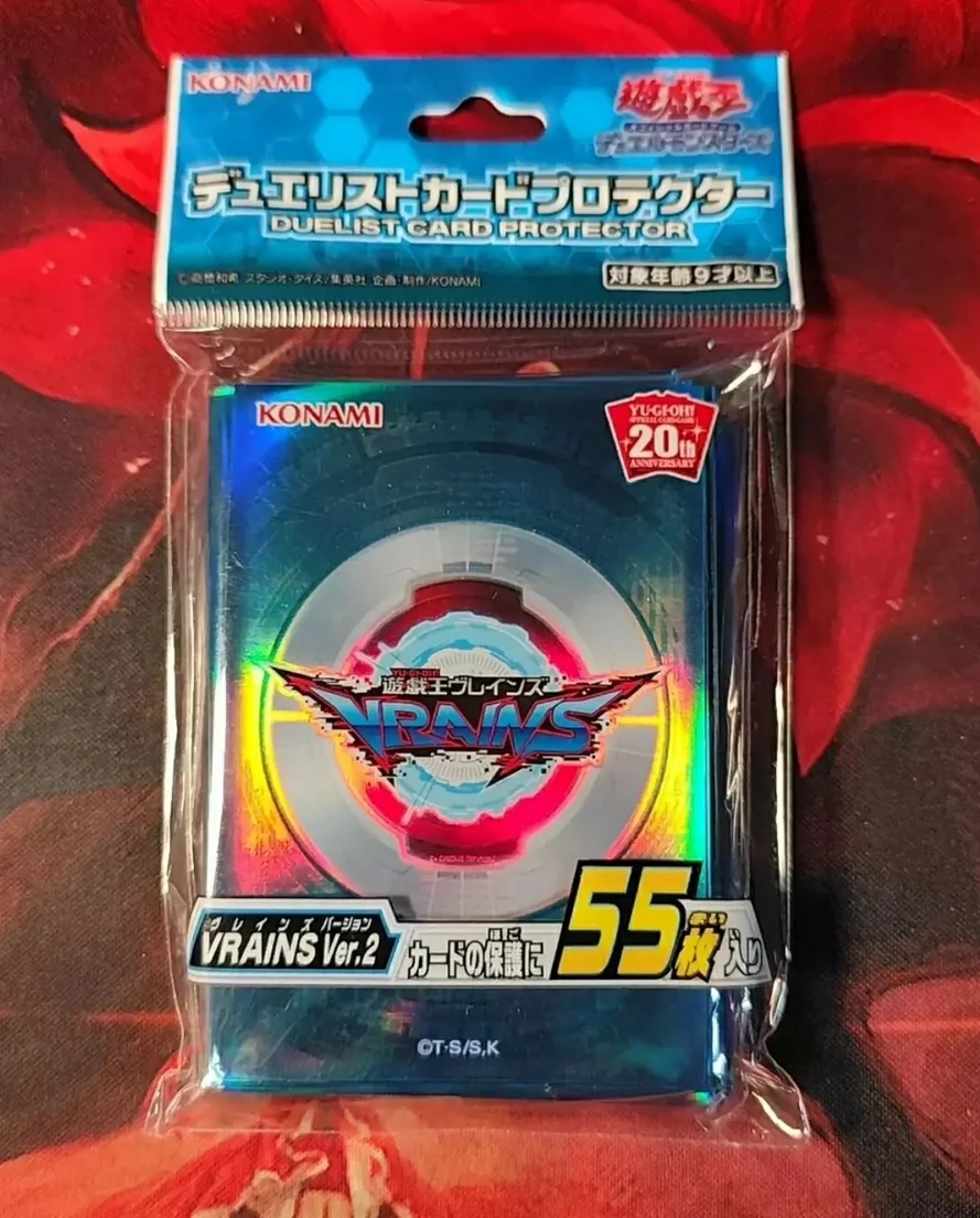 55Pcs Yugioh KONAMI Duel Monsters VRAINS Ver.2 Collection Official Sealed Duelist Card Protector Sleeves