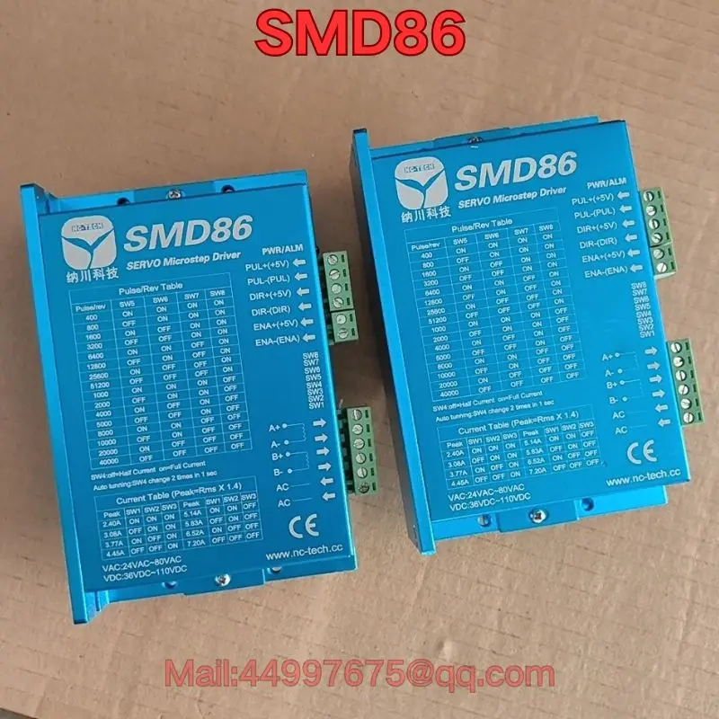 

Second-hand SMD86 servo drive function test is normal