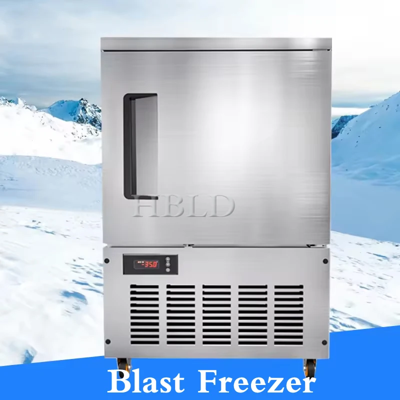 Stainless Steel Body Quick Freezer Multifunctional Popsicle Fruit Freezer Refrigerator