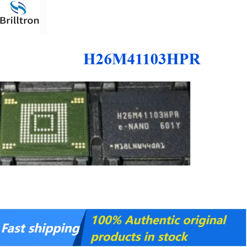 1-5PCS H26M41103HPR Font/Character Set eMMC Memory Chip BGA Brand New Original In Stock , Fast Shipping.