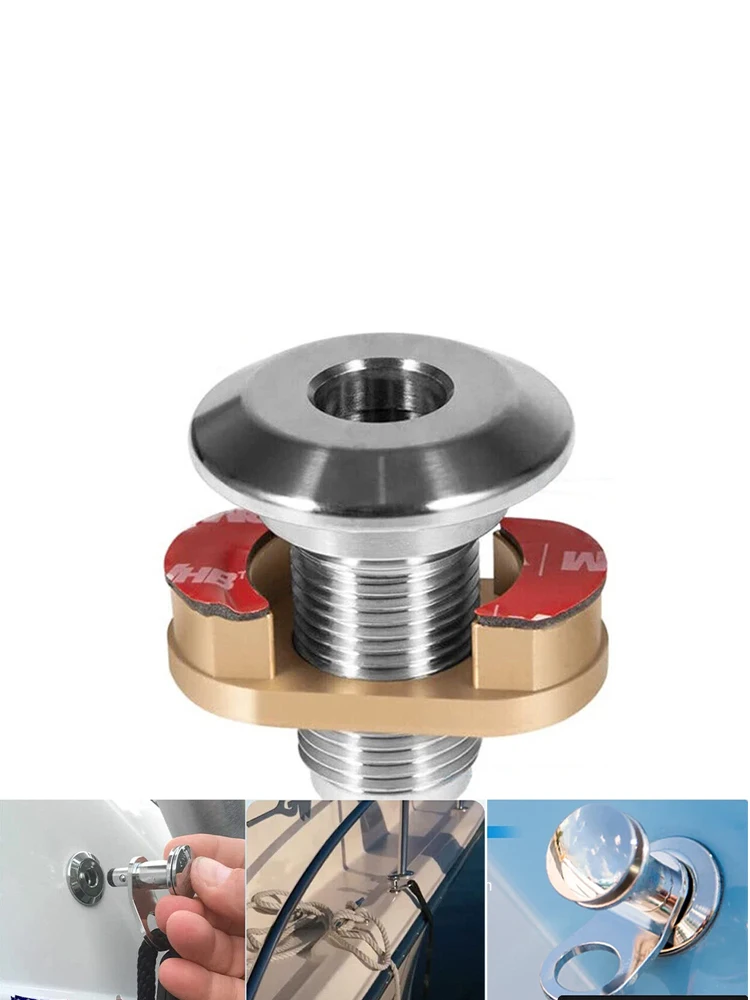1/2 inch RVS Quick Release Spatbord Ontvanger Boot Marine Lock Kit Quick-Release Boot Spatbord Ontvanger Slot - afbeelding 2