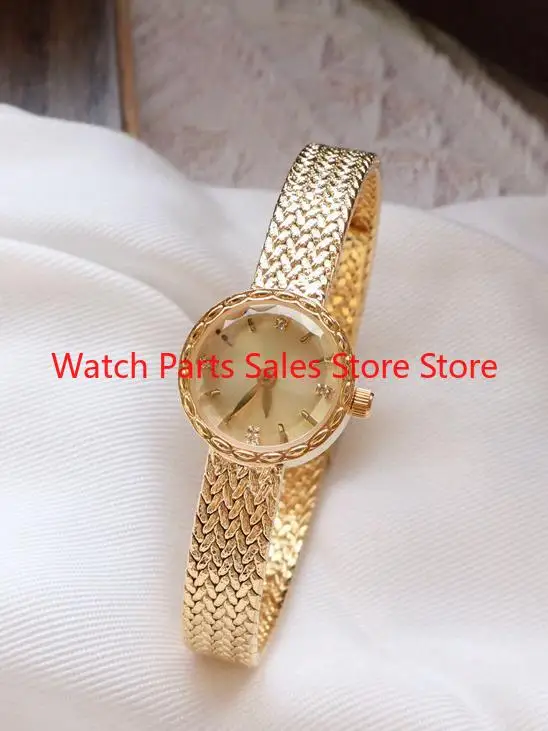 

Medieval watch light luxury wheat ear small gold watch high sense small belt workplace women watch 2024