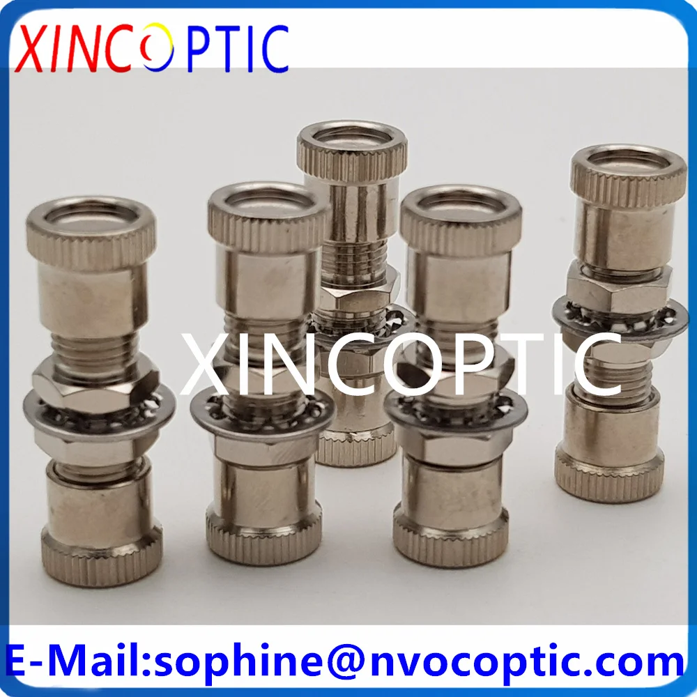 20Pcs SMA905 Optical Fiber Adapter SMA Coupler SMA Flange Adaptors SMA Dedicated Adapter Connector for Fiber Optic Jumper