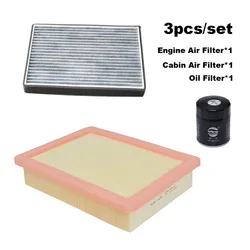 3pcs Filter Set For Dongfeng Forthing T5 EVO 2020-2024 1.5T DFM YouTing Yacht 2022 2023 4A95TD Engine Cabin Air Oil Filter Parts