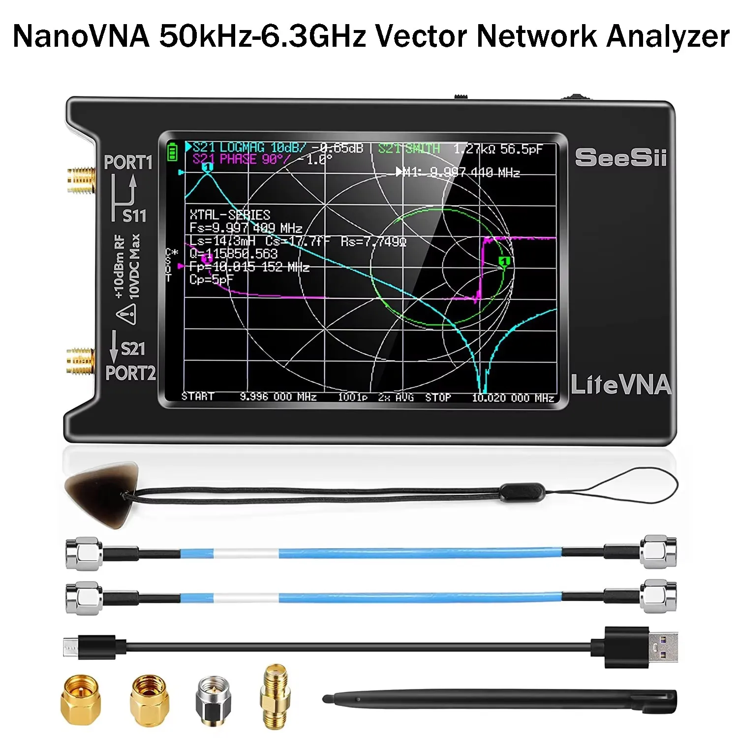 Upgraded NanoVNA Vector Network Antenna Analyzer 4