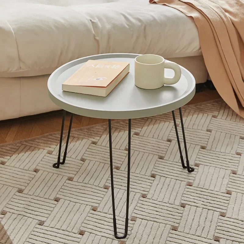 

Foldable Sofa Side Table - Chic Tatami-Style Small Coffee Table, Simple Bedroom Mini Bedside Furniture, Compact Living Solution