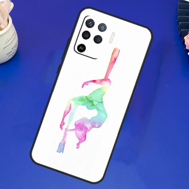 Pole Dancer Dancing Case For OPPO A17 A57 A77 A78 A15 A16 A52 A72 A76 A96 A74 A94 A5 A9 A31 A93 A54S A53S A57S