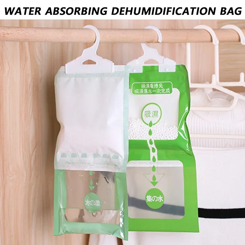 Hangable Wardrobe Moldproof Moisture Proof Dehumidification Bag humidity Moisture Absorbing Bag Closet Dehumidizer Eco Friendly