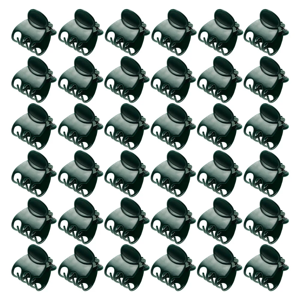 

80Pcs Plant Support Clamps Plastic Grafting Clips Vine Clamps Durable Waterproof Reusable Gardening Tools Plant Clip