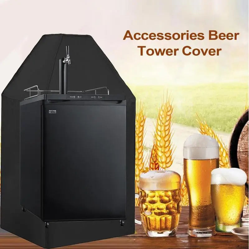 Beer Tower Protector Waterproof Dustproof Beer Tower Dispenser Cover Oxford Cloth Single Tap Single Tap Beer Tower Cover For