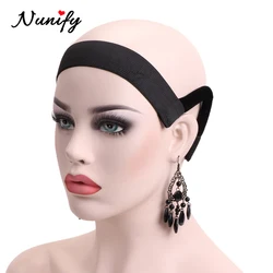 Nunify 3/3.5Cm Edge Laying Headband With Ear Hanger For Lace Wigs 1Pcs Wig Band With Ear Cut Outs Lace Melting Band To Lay Edges
