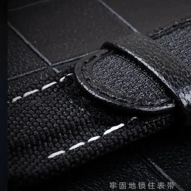 20 مللي متر اثنين الربيع بار منحني نهاية قابل للتعديل النايلون النسيج حزام (استيك) ساعة ل رولكس حزام دايتونا الغواصة diw معصمه