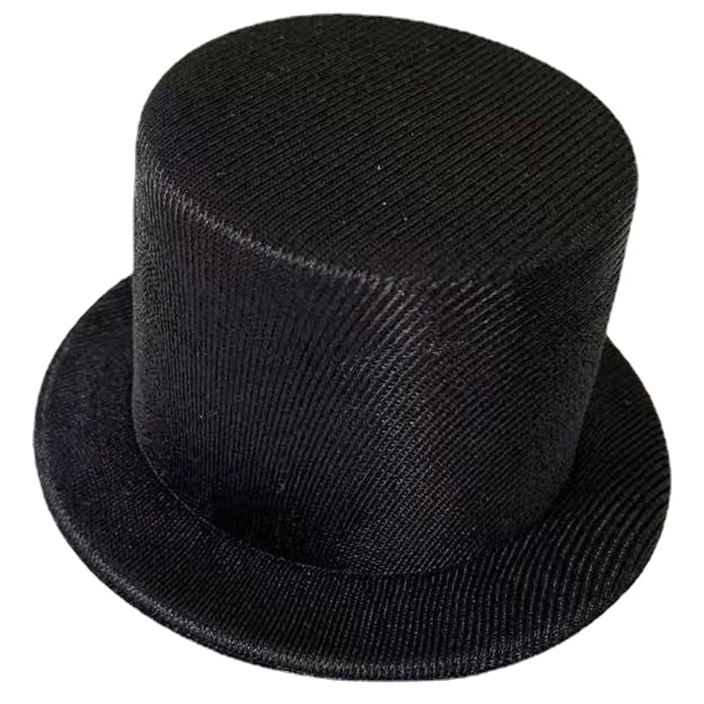 

1 Black Mini Snowman Hat For Diy Craft Decoration Party Supplies Festive Tiny Top Hats Small Accessories Cap Miniature Hat