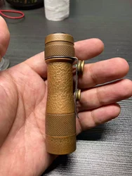 Thundering Rabbit FW3a Red Copper Hammer Pattern EDC Flashlight