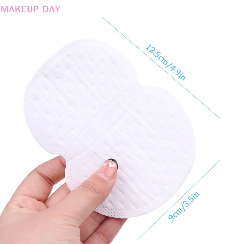 50Pcs Unisex Sweat Pads Summer Deodorants Underarm Anti Perspiration Sweat Pads Disposable Armpit Absorb Sweat Shield Pads